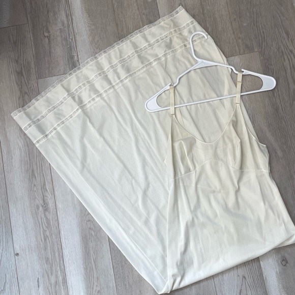 Sears Dresses & Skirts - Vintage Maxi Slip Dress formal length sears womens Cream (xsmall) classic